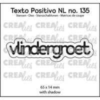 Crealies • snijmal vlindergroet - thumbnail