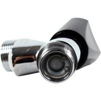 BONFIX Slangwartelkraan Zwart/Chroom - thumbnail