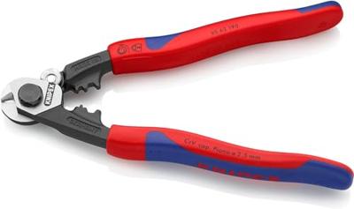 Knipex Staaldraadschaar gesmeed met meer-componentengrepen 190 mm - 9562190