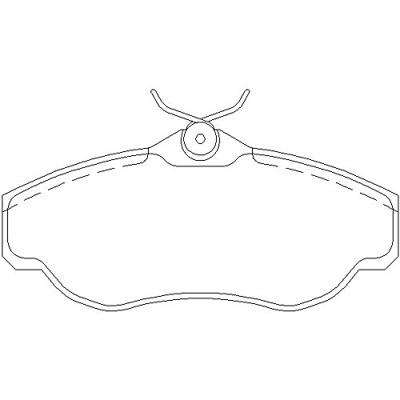 Remblokken set 2345201 Remblokken set 2345201