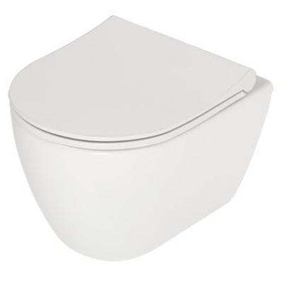 Plieger Wandcloset Lima Diepspoel Rimless met Softclose Closetzitting Wit Plieger Wandcloset Lima Diepspoel Rimless met Softclose Closetzitting Wit