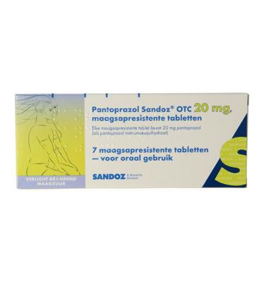 Sandoz Pantoprazol 20mg 7 Tabletten