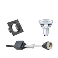Philips LED Inbouwspots GU10 - Mat Zwart - Kantelbaar - 4W Dimbaar - thumbnail
