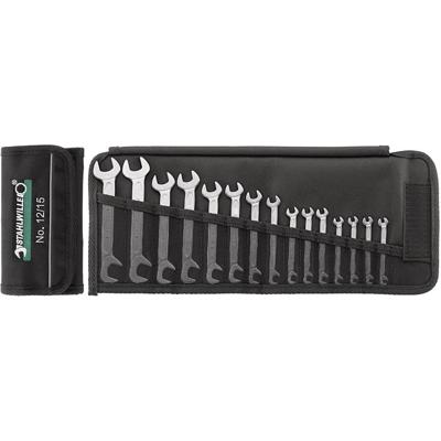 Stahlwille 96400651 12/15 PC Dubbele steeksleutelset 15-delig Sleutelbreedte (metrisch) 3.2 - 14 mm