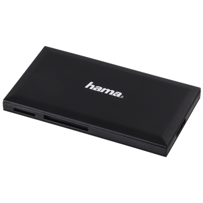 Hama USB-3.0-multi-kaartlezer SD/microSD/CF/MS Zwart Hama USB-3.0-multi-kaartlezer SD/microSD/CF/MS Zwart