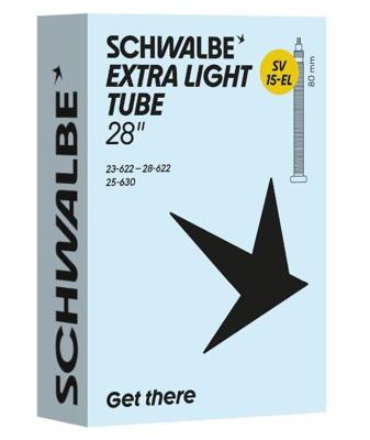SCHWALBE binnenband sv15el 28 inch 23/28-622/630 fv 80mm