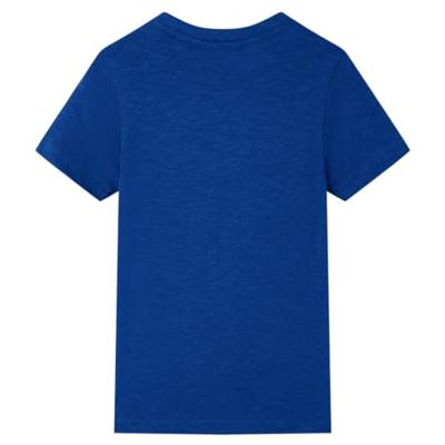 Kindershirt 116 donkerblauw