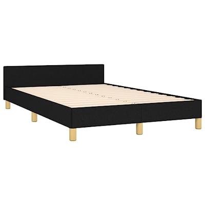 Bedframe zonder matras 120x200 cm stof zwart