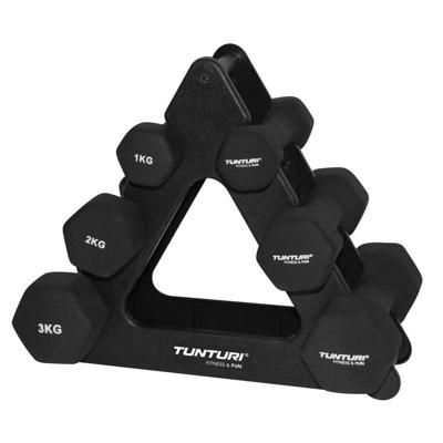 Neopreen Dumbbell Set met Opbergrek Neopreen Dumbbell Set met Opbergrek