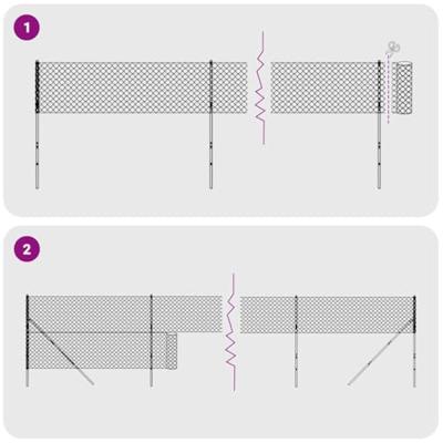 Draadgaashek 1,4x25 m gegalvaniseerd staal groen