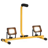 VidaXL Spotlight met handvat led 2x10 w warmwit - thumbnail