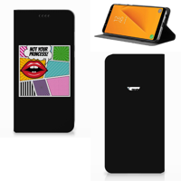 Samsung Galaxy A6 Plus (2018) Hippe Standcase Popart Princess - thumbnail