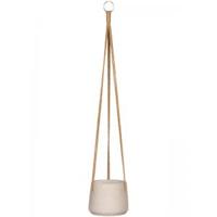 Rough Eco-line hangende bloempot S 14x11 cm Patt lichtgrijs - thumbnail