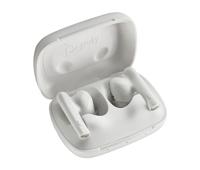 Poly Voyager Free 60 echte draadloze oordopjes - ruisonderdrukkende microfoons voor duidelijke gesprekken - actieve ruisonderdrukking (ANC) - draagbare oplaadcase - compatibel met iPhone, Android, pc/Mac, zoom, teams - wit - thumbnail