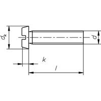 Dresselhaus cilinderkopbout cylinder bolts 4.8 4 x 10mm - thumbnail