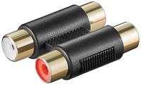 goobay Adapter 2x Cinch naar 2x Cinch adapter - thumbnail