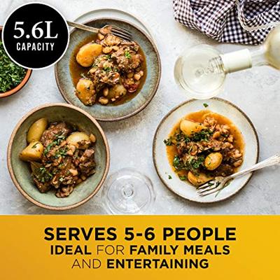 Crock-Pot CSC024 elektrische sudderpan 5,6 l Zwart, Roestvrijstaal