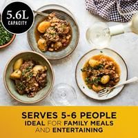 Crock-Pot CSC024 elektrische sudderpan 5,6 l Zwart, Roestvrijstaal - thumbnail