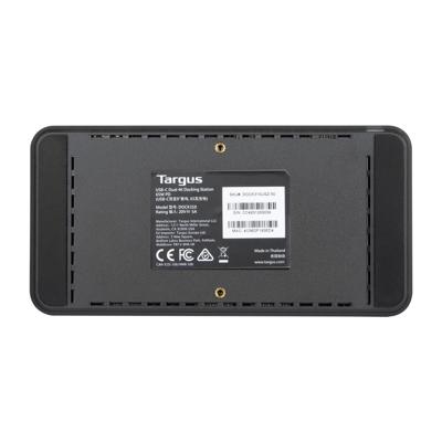 Targus Targus - Dockingstation - USB-C - 2 x HDMI - 1GbE USB-C dockingstation Geschikt voor merk (dockingstation): Universeel Incl. Kensington-slot