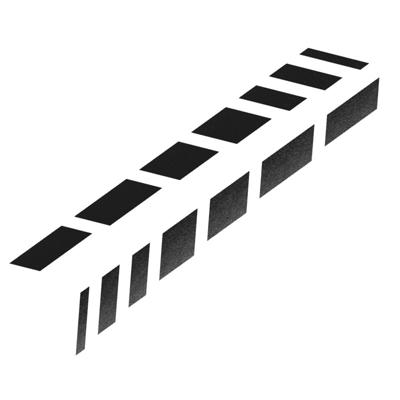 Autotape Foliatec 33923 Zwart 2 Stuks