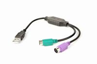 USB naar PS/2 adapterkabel, 0,3 m - thumbnail