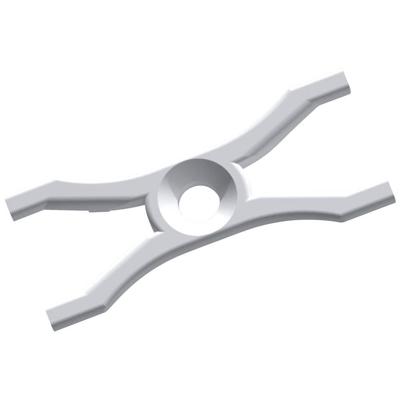 Deko Light 980023 Montageclip, Set (2 Stk.) Montageclip Kunststof (b x h x d) 13 x 3.20 x 32 mm 2 stuk(s)