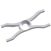 Deko Light 980023 Montageclip, Set (2 Stk.) Montageclip Kunststof (b x h x d) 13 x 3.20 x 32 mm 2 stuk(s) - thumbnail