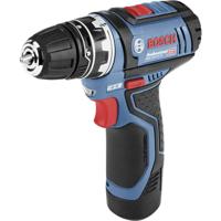 Bosch Professional GSR 12V-15 FlexiClick 06019F6001 Accu-schroefboormachine 12 V 2 Ah Li-ion Incl. 2 accus, Incl. lader, Incl. koffer - thumbnail