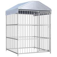Hondenkennel voor buiten met dak 150x150x200 cm - thumbnail