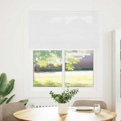 Pliss rolgordijn 110x100cm stofbreedte 109,4cm polyester wit