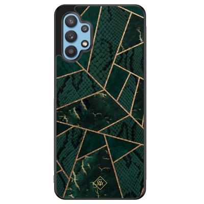 Samsung Galaxy A32 5G hoesje - Abstract groen