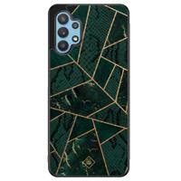 Samsung Galaxy A32 5G hoesje - Abstract groen - thumbnail
