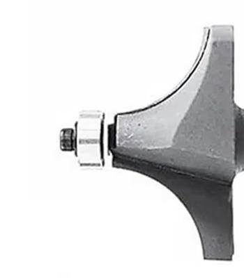 Makita Accessoires Afrondfrees+lag. HM 25mm S6 - D-09444