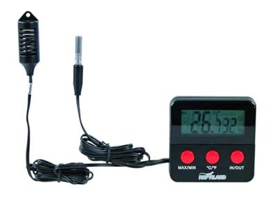 TRIXIE REPTILAND THERMOMETER / HYGROMETER DIGITAAL MET AFSTANDSSENSOR 6X6 CM