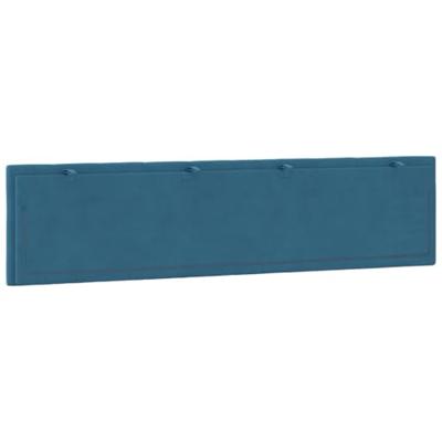 Hoofdbordkussen "Hanko" 200 cm fluweel blauw
