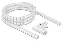 Delock 18840 Ribbelbuis Polyethyleen Wit (Ø x l) 20 mm x 2.5 m 1 stuk(s) - thumbnail