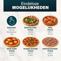 Princess Pro Max Pizzaoven Met pizzasteen - thumbnail