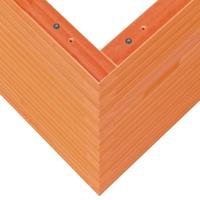 Plantenbak 80x80x68,5 cm massief grenenhout wasbruin - thumbnail