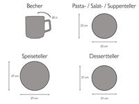 Creatable Serviesset Leisteen Black (16-delig combi-servies) - thumbnail