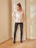 Naadloze skinny zwangerschapsjeans grijs/zwart cf swatch - thumbnail