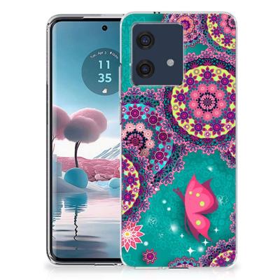 Motorola Edge 40 Neo | Hoesje maken | Cirkels en Vlinders