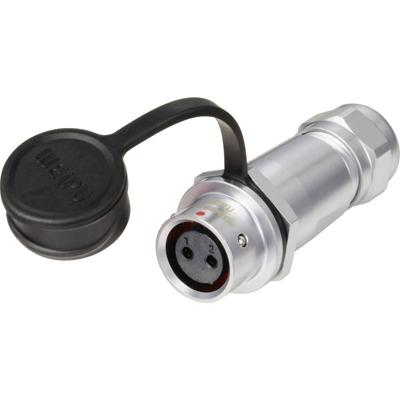 Weipu SF1211/S2 I Ronde connector Koppeling, recht Totaal aantal polen: 2 Serie (ronde connectoren): SF12 1 stuk(s)