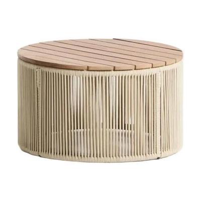 Kave Home Dandara bijzettafel Ø60 cm Ecru