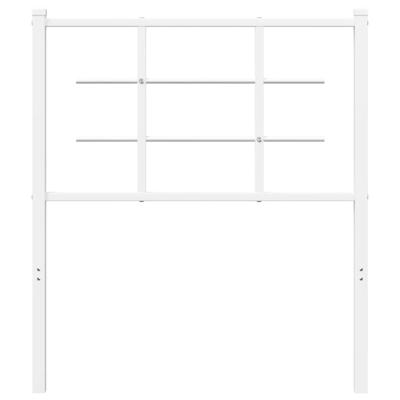 Hoofdbord 75 cm metaal wit Hoofdbord 75 cm metaal wit