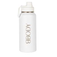 BBody Stainless Steel Bottle L Wit 1St - thumbnail
