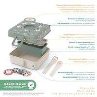 Brooddoos voor kinderen - MONBENTO - Inclusief bestek - BPA-vrij - Snacky Raccoon - thumbnail