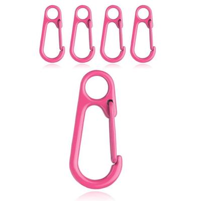 Set van 5 Gekleurde Karabijnhaken - Roze Set van 5 Gekleurde Karabijnhaken - Roze