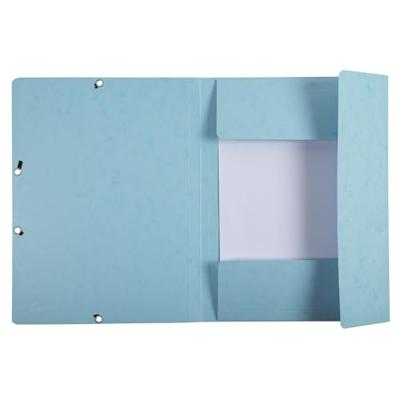 Elastomap exacompta aquarel a4 3 klep 400gr blauw | 5 stuks