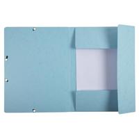 Elastomap exacompta aquarel a4 3 klep 400gr blauw | 5 stuks - thumbnail