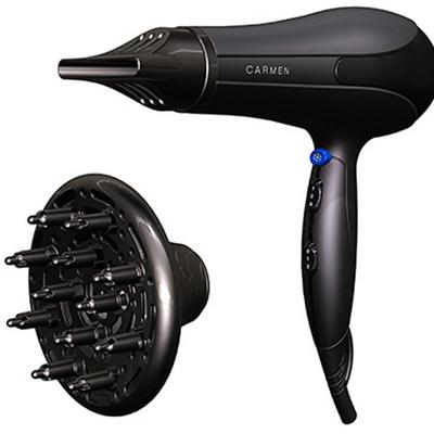 Carmen HD2365 Smooth Performance Föhn met 2 Opzetstukken 2300W Zwart Carmen HD2365 Smooth Performance Föhn met 2 Opzetstukken 2300W Zwart